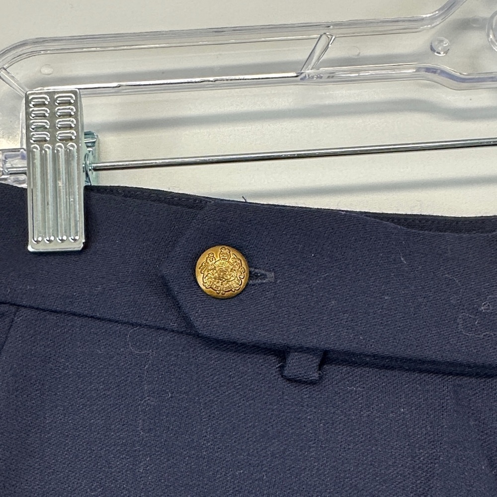 Lauren Ralph Lauren Navy Wool Tailored Dress Pants Petite 4P - Picture 4 of 6